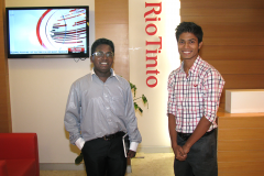 Mahesh-Divaker-during-their-internship-at-Rio-Tinto