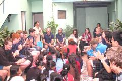 Auckland-Grammar-School-Children-visits-Kalkaji-slum