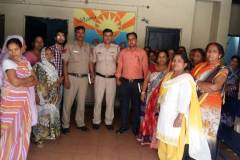 IMG-Mayapuri-SHO-ASI-and-head-constable-visiting-Asha-Centre-in-Mayapuri