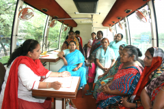 Womens-association-meeting-in-Mobile-Health-Bus