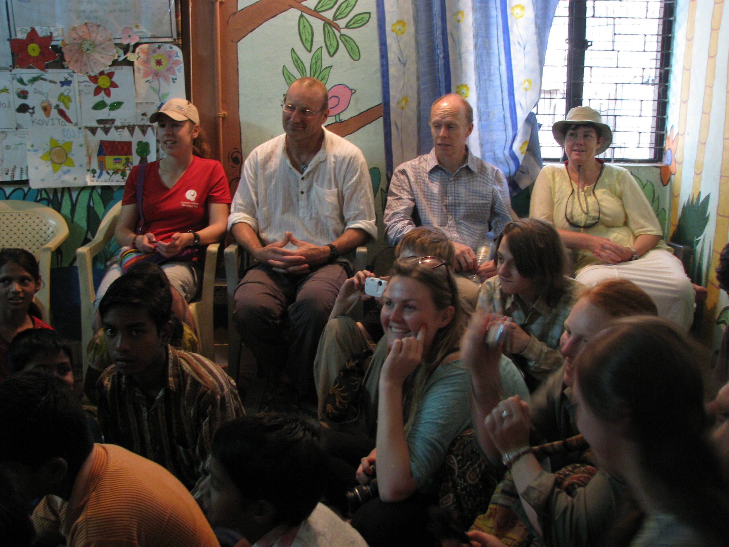 Team from Onslow College, New Zealand visits Mayapuri slum colony
