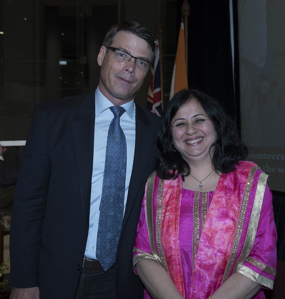 Dr Kiran with former Australian High Commissioner to India, Mr Patrick Suckling.