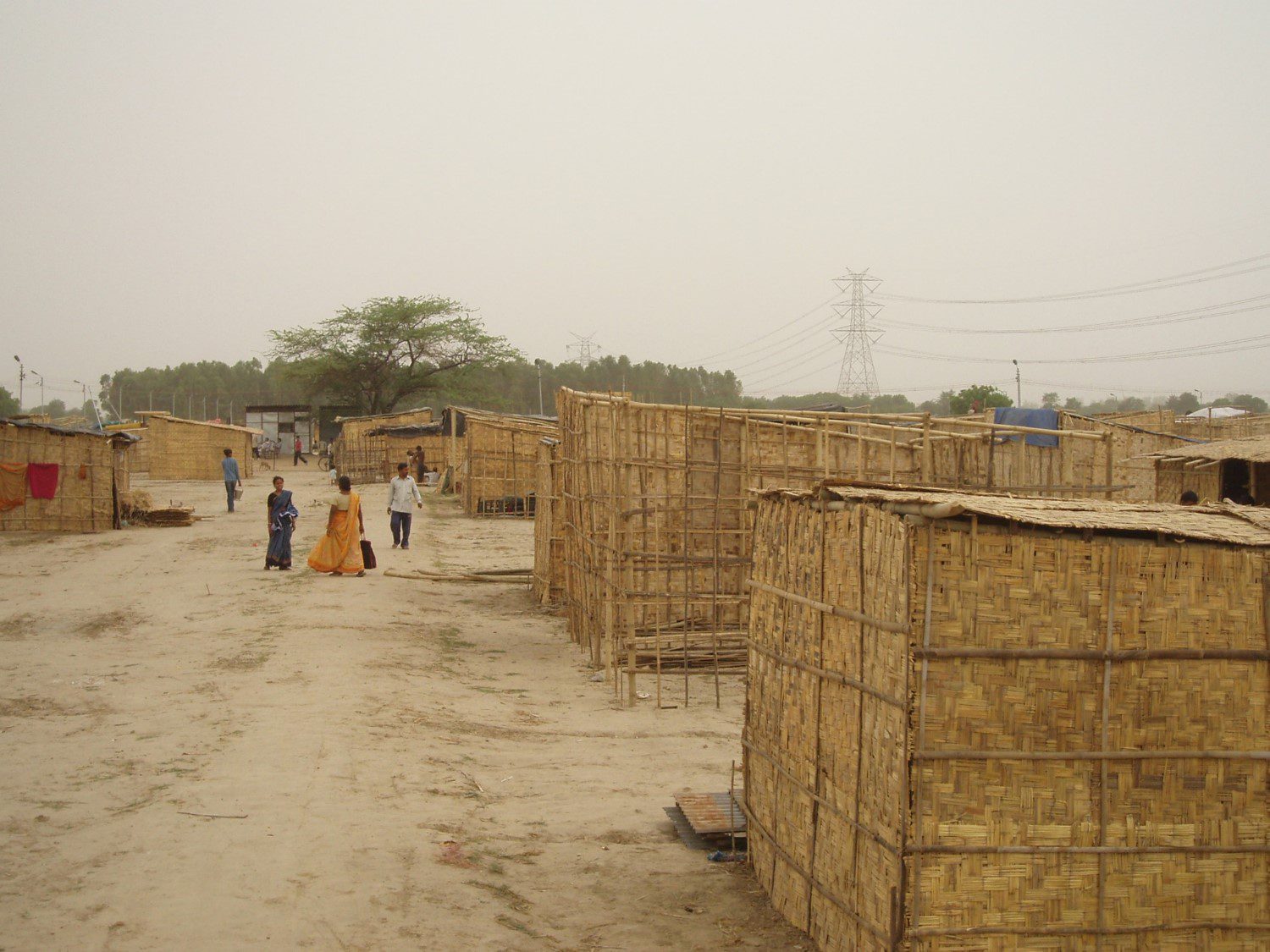 The land allotted to residents of Thokar No. 8, at Savda Ghevra (2006)