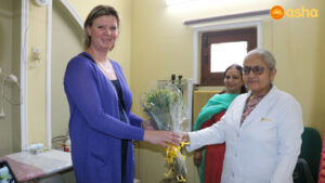 Jill Scheer with Dr Sharmila