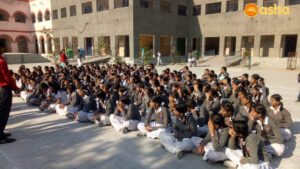 Tigri team interacting with the students of a govt. school