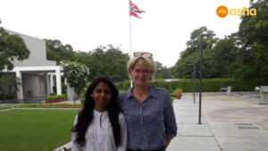 Anju at the Norwegian Embassy