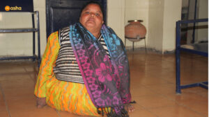 Guddi visiting Asha's center at Mayapuri slum community