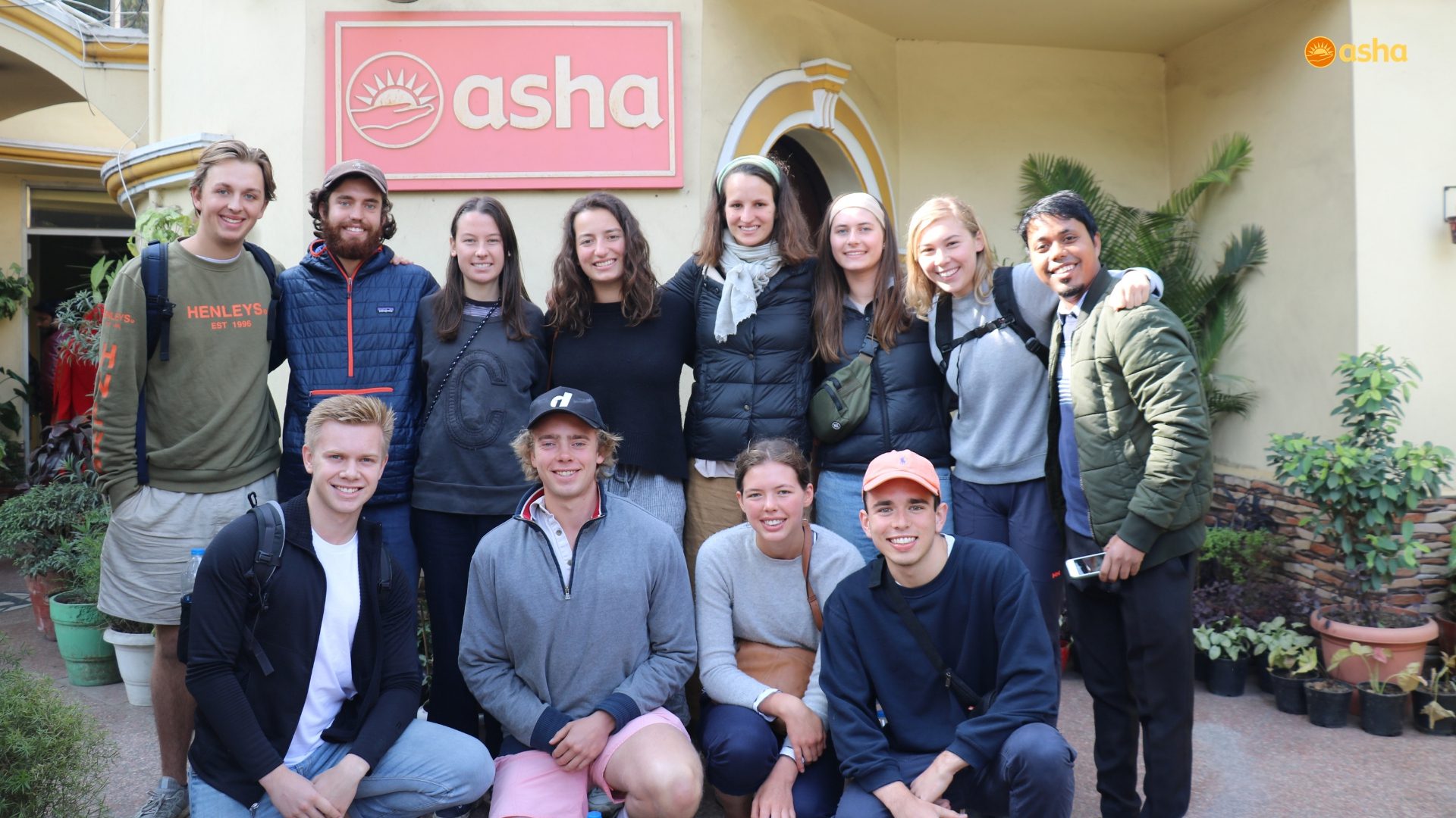 A team from Trinity College visits Asha