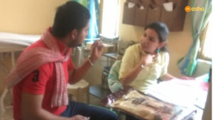 Shubham (name changed to protect privacy) during the counselling session