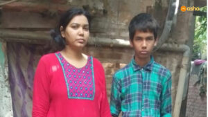 Rohit (name changed) with his mother