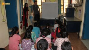 Jeremy at Asha slum- Kusumpur Pahari