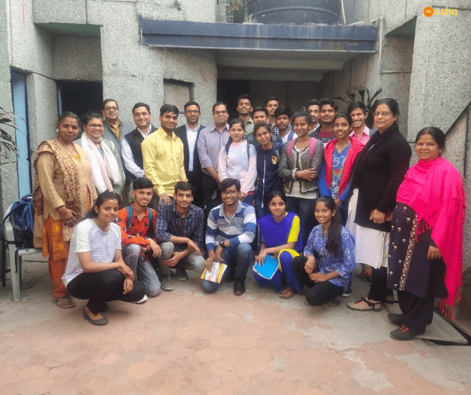 Workshop on Communication held at Asha’s Kalkaji slum community