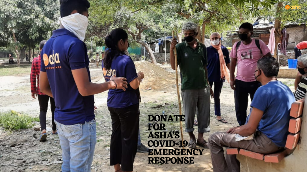 Coronavirus awareness in Asha slums • Asha India