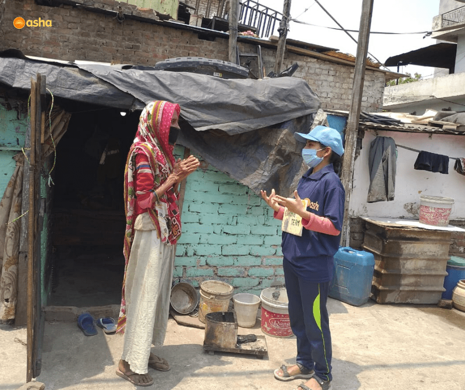 Asha COVID-19 Emergency Response: Asha Corona Warriors prompt actions saves a slum community