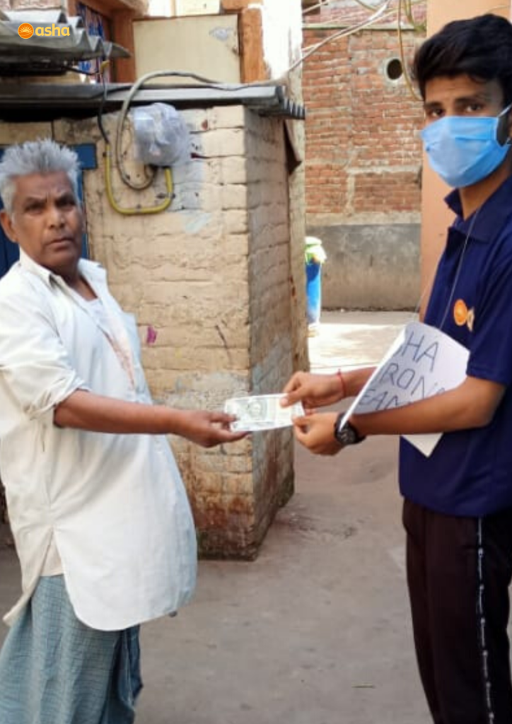 Asha warriors providing relief to Asha communities