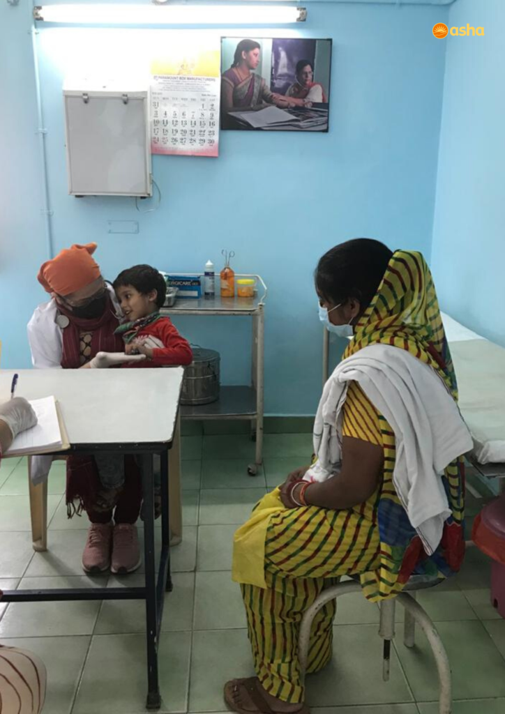 Asha COVID-19 Emergency Response: Dr Kiran runs a clinic at Asha’s Kalkaji slum centre