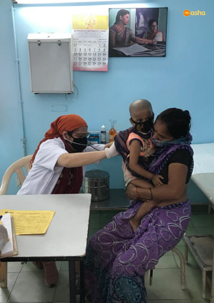 Asha COVID-19 Emergency Response: Dr Kiran runs a clinic at Asha’s Kalkaji slum centre