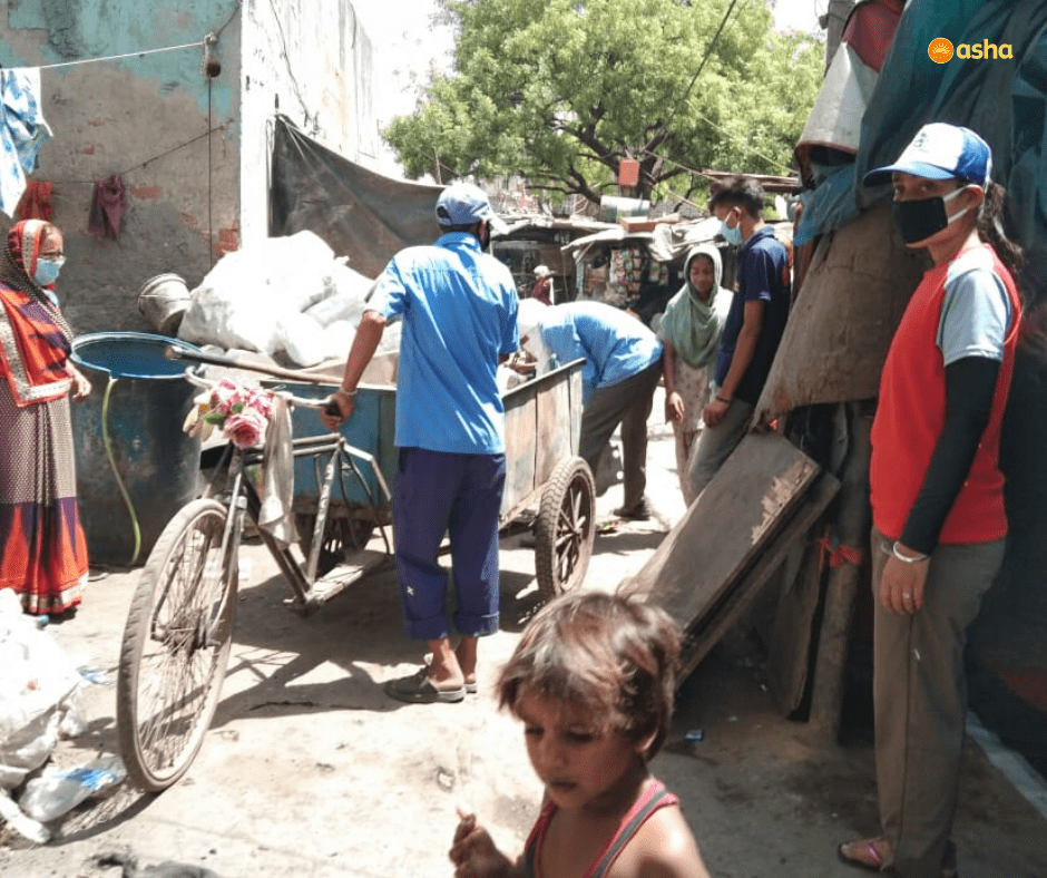 Asha COVID-19 Emergency Response: Asha launches a sanitation drive for all slum communities