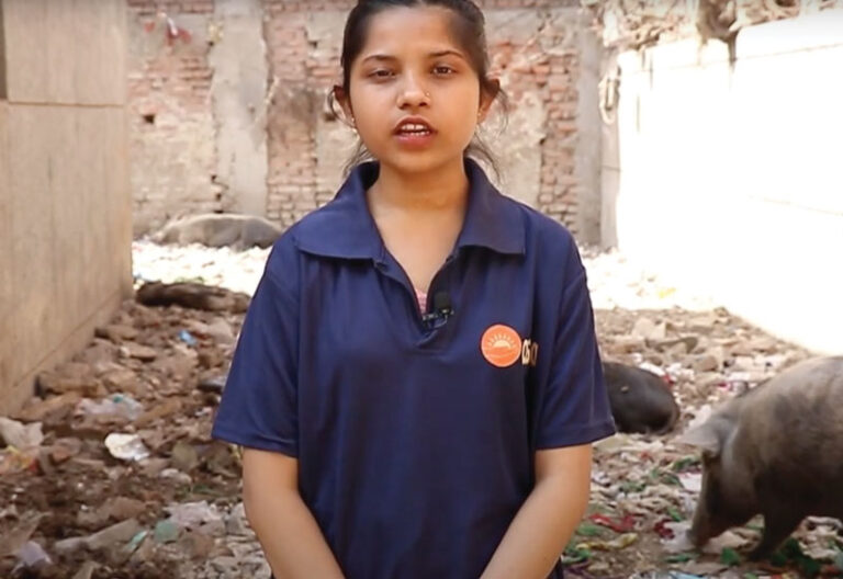 Asha Student Mohini from Tigri Slum Community