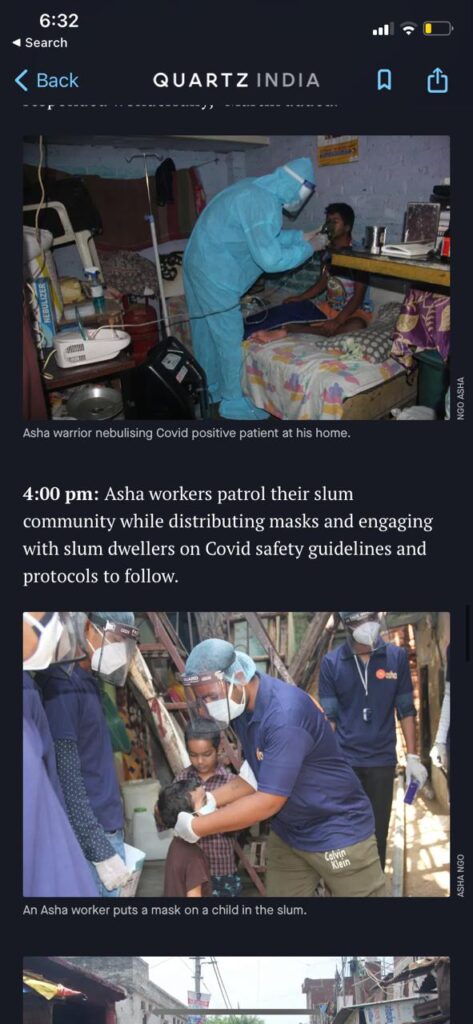 Asha COVID-19 Emergency Response: A day in the fight against Covid-19- How young Asha volunteers are keeping Delhi’s slums safe
