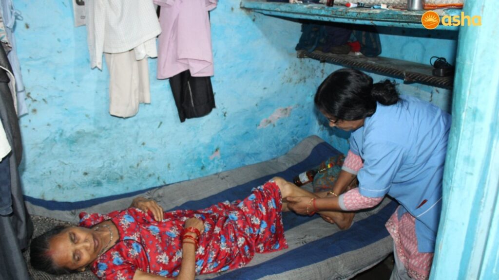 Asha: A True Refuge for Sheela, a paralyzed, abandoned elderly in Zakhira Slum