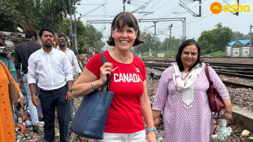 Asha Welcomes Canadian Chargé d’Affaires Ms. Jennifer Daubeny to Mayapuri: A Deep Dive into Community Empowerment
